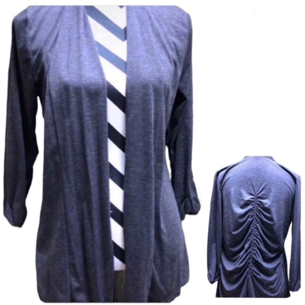 Gray Open Front Cardigan New with tags - Picture 3 of 6